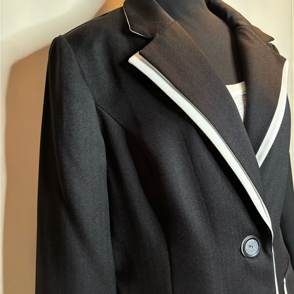 Sweet Suit Black Herringbone Blazer NWT - Picture 4 of 12